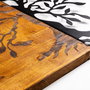 Wallity Agac Accesorio decorativo de pared en Nogal y Negro